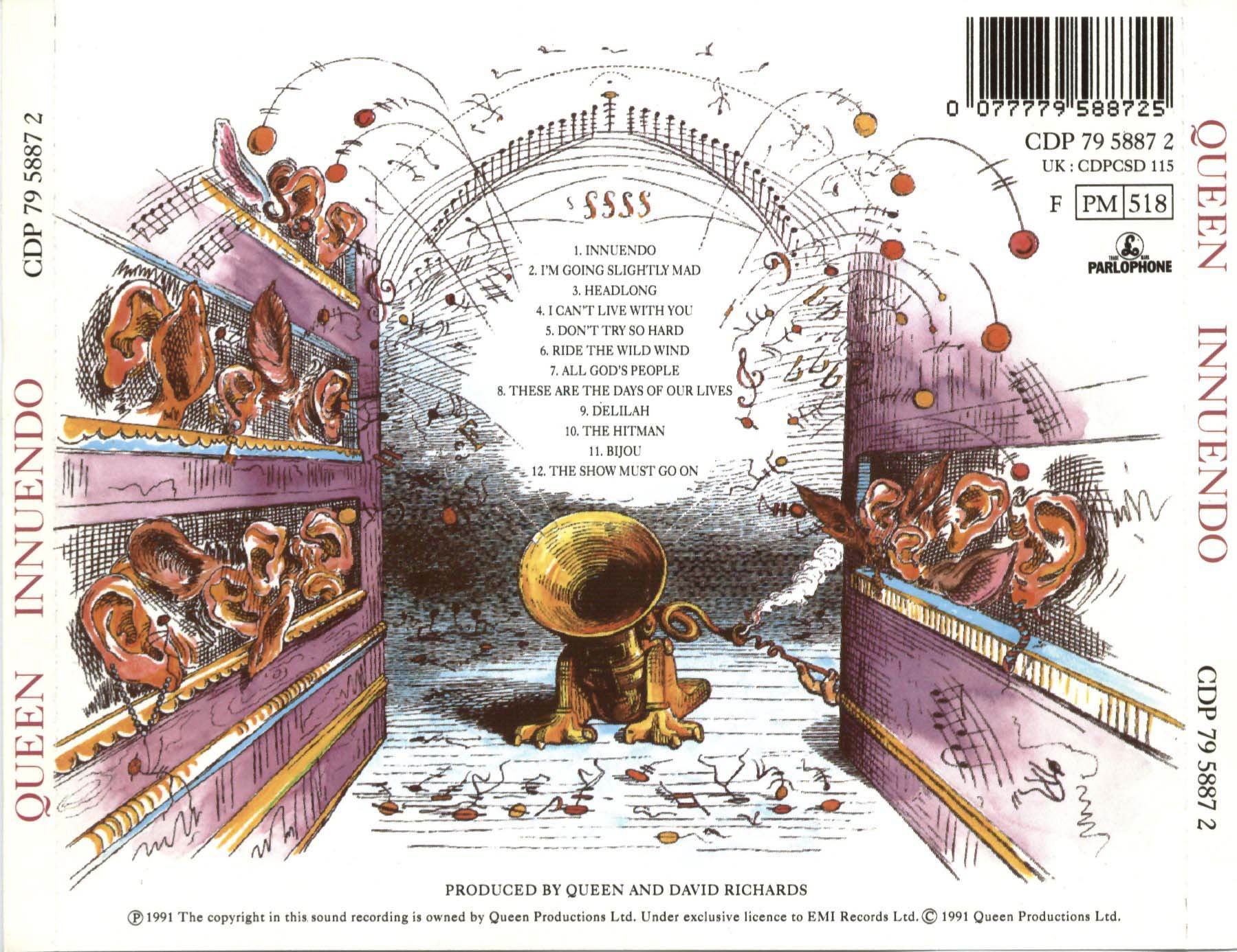 Queen  Innuendo  back